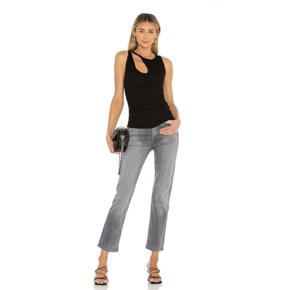 n: philanthropy Marlin Ribbed Tank in Black cat Size SMALL - Picture 1 of 7